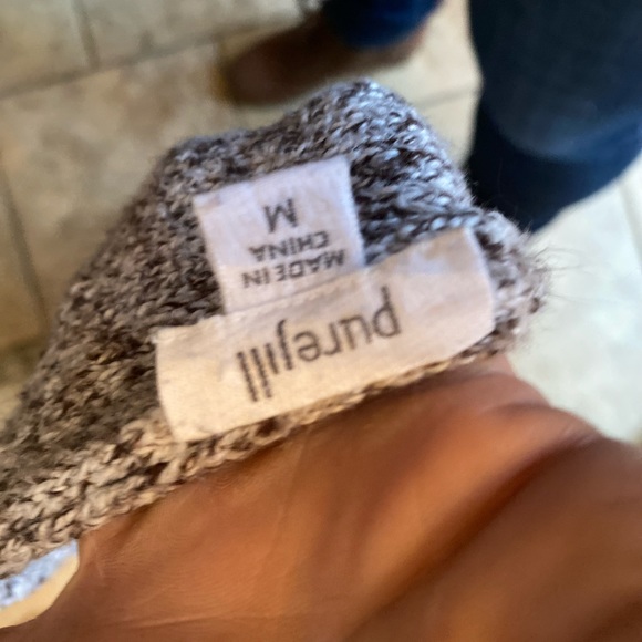 J Jill Medium Brown & Beige Boxy Front Pocket Pullover Sweater - Picture 2 of 5